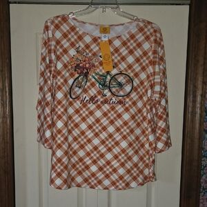 NWT Ruby Rd. Autumn Top